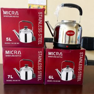 Micra Stainless Steel Whistling Kettle